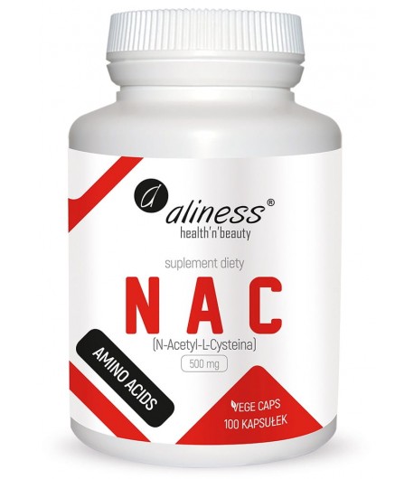 ALINESS NAC N-Acetyl-L-Cysteine 500 mg x 100 Vege caps