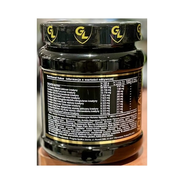 Genlab Createn 250g 10 form kreatyny stack kreatynowy