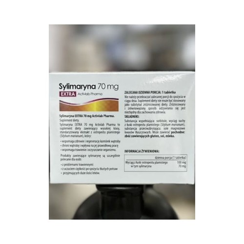 ACTIVLAB SYLIMARYNA 30TAB NA WĄTROBĘ