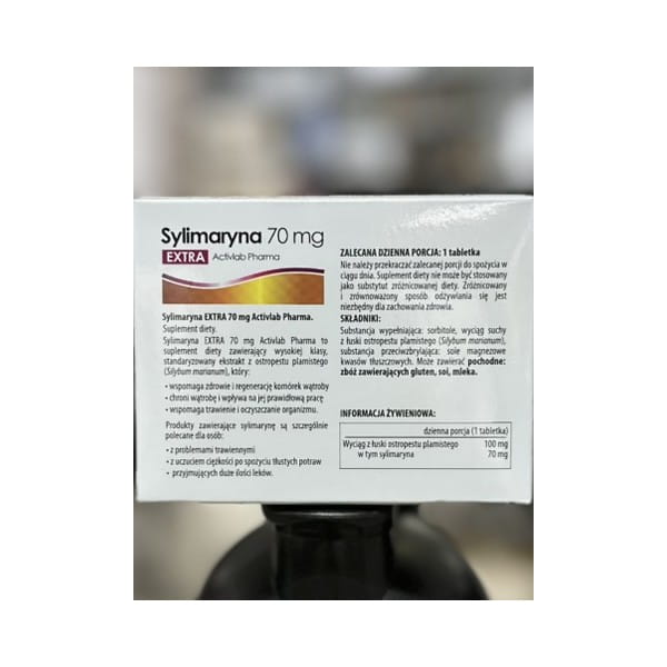 ACTIVLAB SYLIMARYNA 30TAB NA WĄTROBĘ