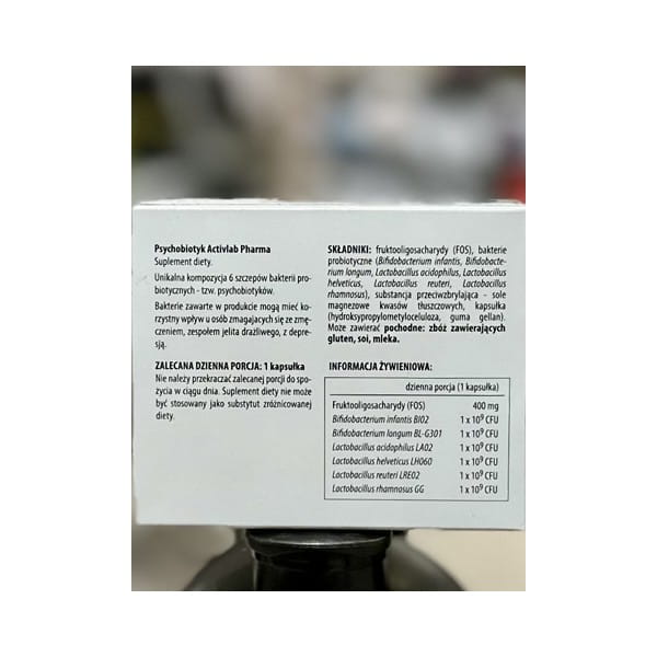 Activlab Psychobiotyk 30 kap probiotyki
