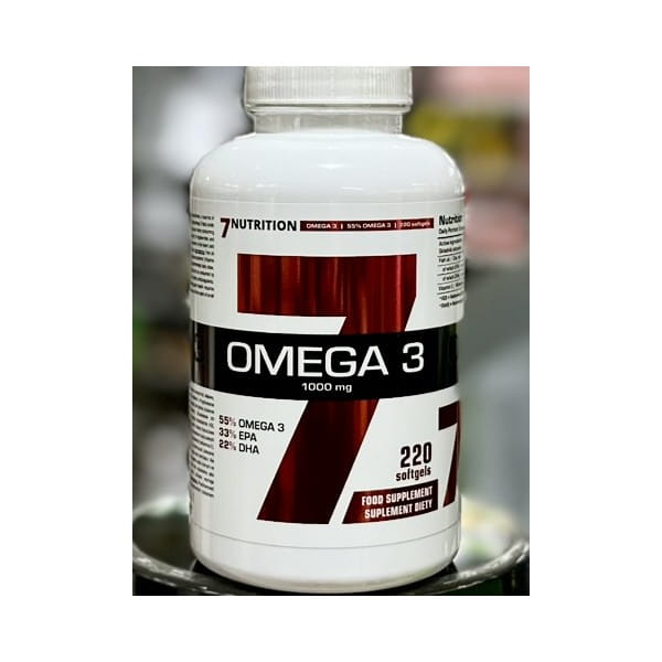 7Nutrition Omega 3 1000mg 220kap ekonomiczne opakowanie