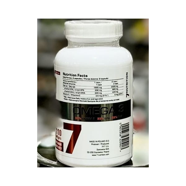 7Nutrition Omega 3 1000mg 110kap
