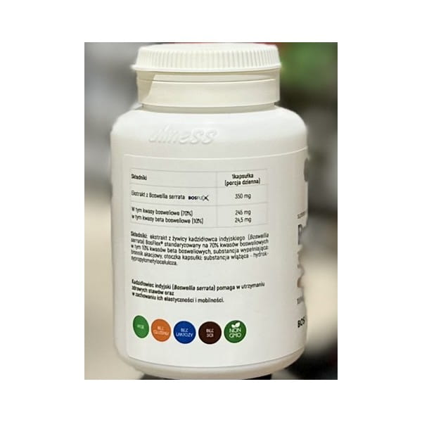 Aliness Boswellia 350 mg 100 kap na stawy przeciwzapalny