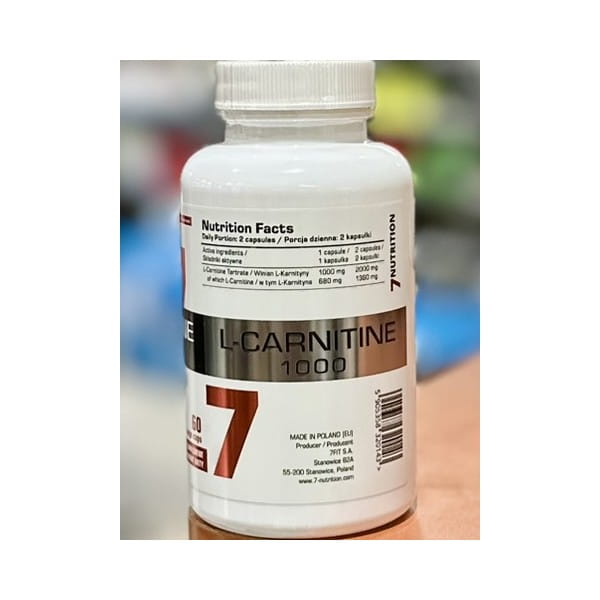 7Nutrition L-Carnitine 1000 – 60 kapsułek