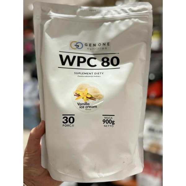 GENONE WPC 80 900 g białko łej whey protein 20 smaków