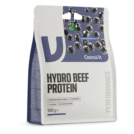 OstroVit Hydro Beef Protein 1800 g – czarna porzeczka