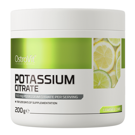 OstroVit Potassium Citrate 200 g – smak cytryny i limonki