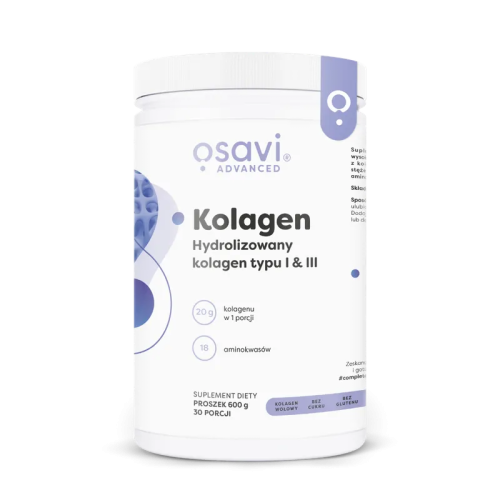 Osavi Kolagen typu I i III 600 g — opakowanie