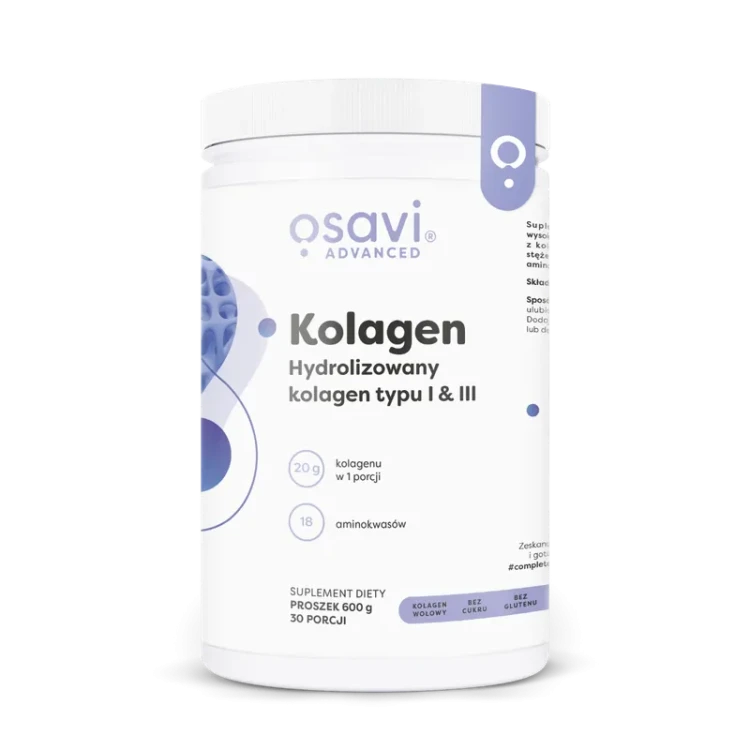Osavi Kolagen typu I i III 600 g — opakowanie
