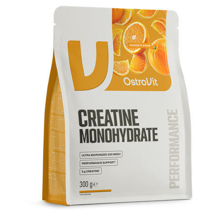 OstroVit Monohydrat Kreatyny 300 g – pomarańczowy