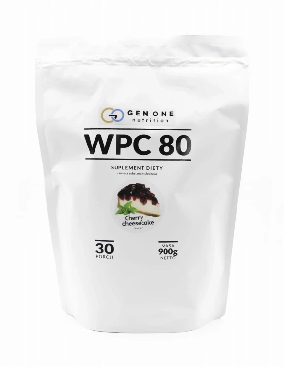 GENONE WPC 80 900 g — sernik wiśniowy — opakowanie