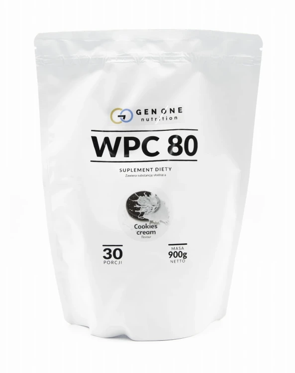 GENONE WPC 80 900 g — ciasteczka z kremem — opakowanie