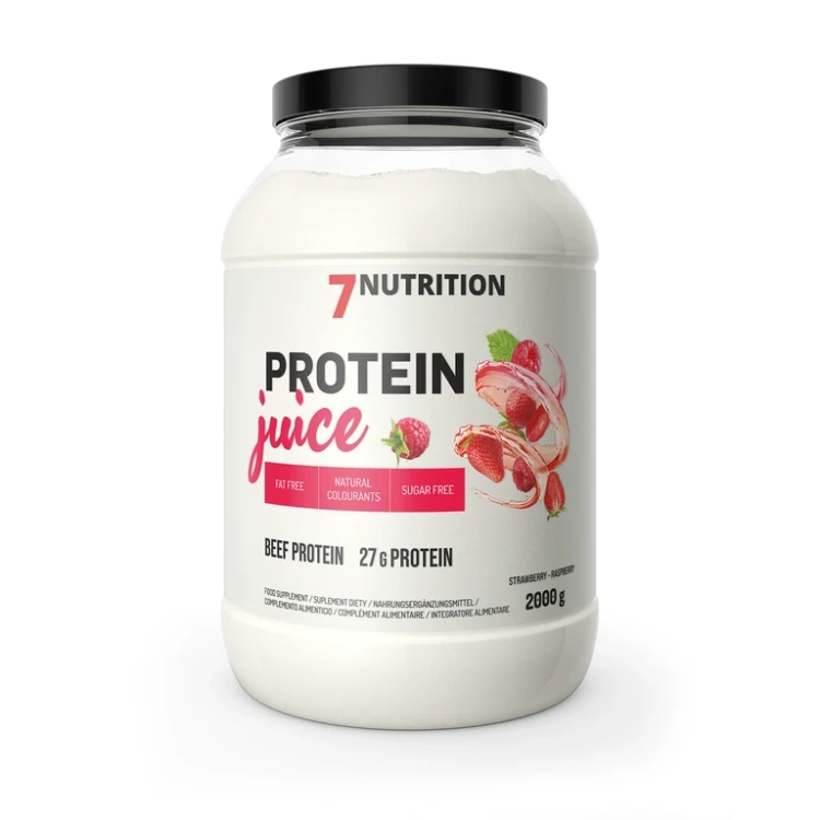 7Nutrition Protein Juice 2000 g — truskawka-malina — opakowanie