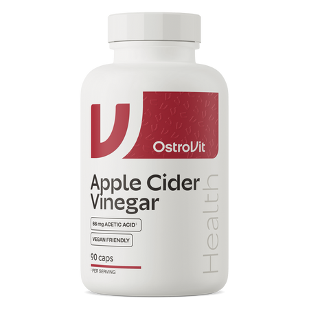 OstroVit Apple Cider Vinegar VEGE 90 kapsułek — opakowanie