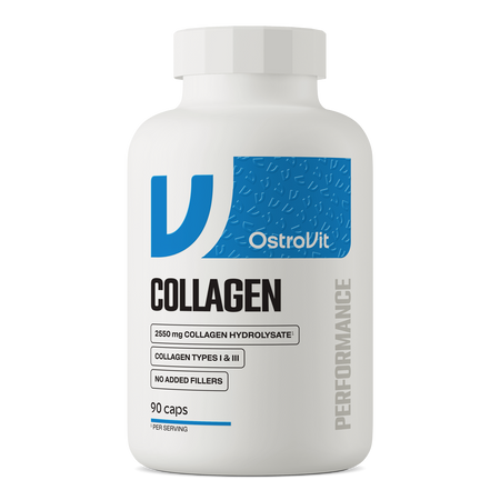 OstroVit Collagen 90 kapsułek — opakowanie