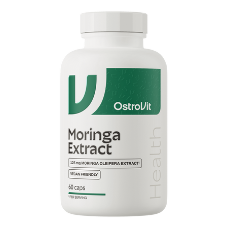OstroVit Moringa Extract 60 kapsułek — opakowanie