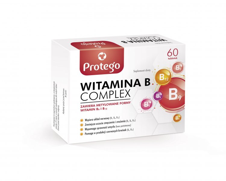 Protego Witamina B Complex 60 tabletek — opakowanie