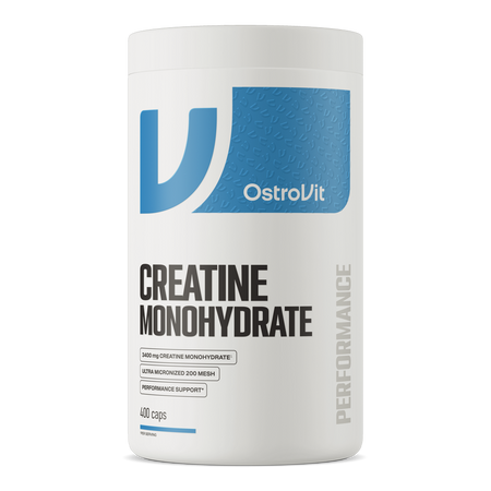OstroVit Monohydrat Kreatyny 400 kapsułek — opakowanie