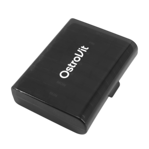 OstroVit Weekly Pill Box — pojemnik tygodniowy czarny — opakowanie