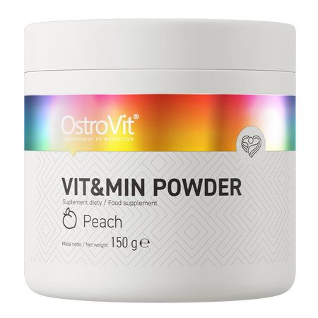 OstroVit Vit&amp;Min Powder 150 g — brzoskwiniowy