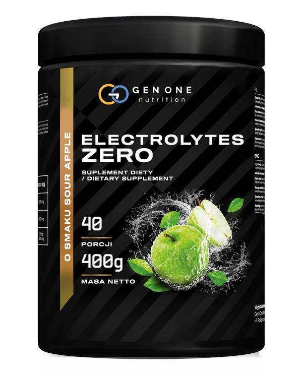 GENONE Electrolytes Zero 400 g – kwaśne jabłko