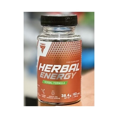 TREC HERBAL Energy 60TAB POBUDZENIE GUARANA KOFEINA