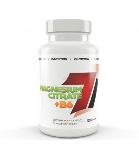 7NUTRITION Magnesium Citrate + B6 120caps MAGNEZ