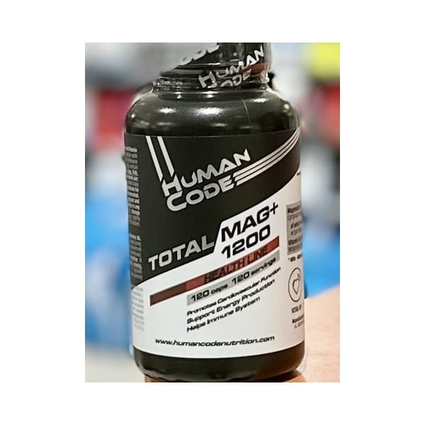 Human Code Total Mag 1200mg 110 kap cytrynian magnez ekonomiczne opakowanie 4mc!